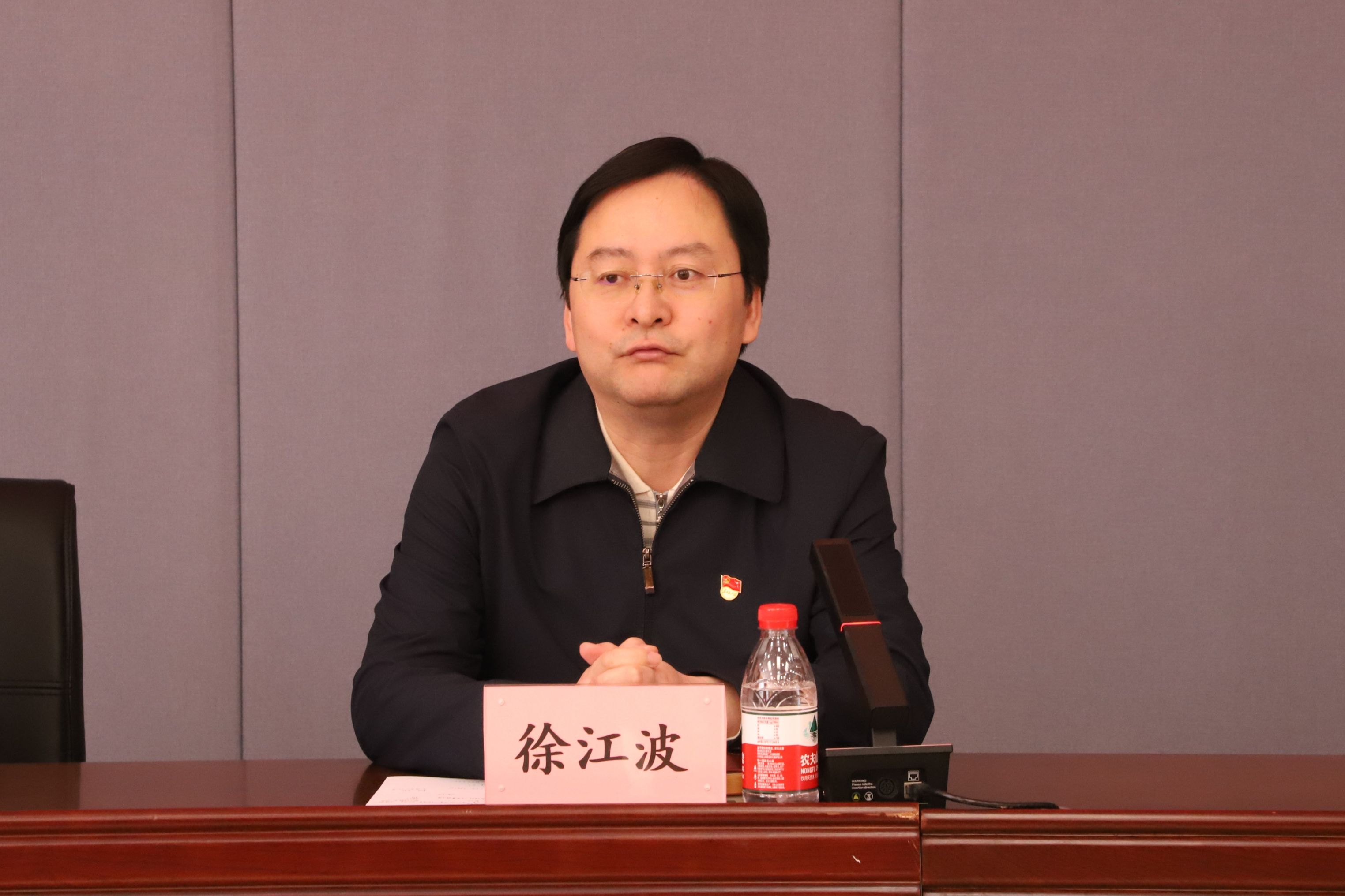 2024-03-22-学校召开第二巡察组巡察艺术设计学院党总支情况反馈会(3)